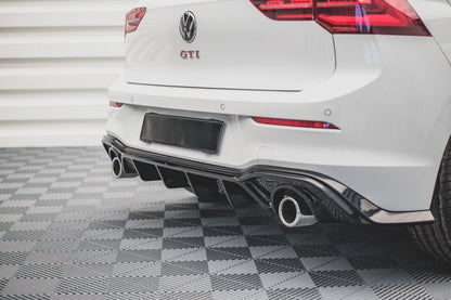 PARAURTI POSTERIORE ADATTO PER VW GOLF 8 2020+ LOOK GOLF 8 GTI DESIGN SPORTIVO
