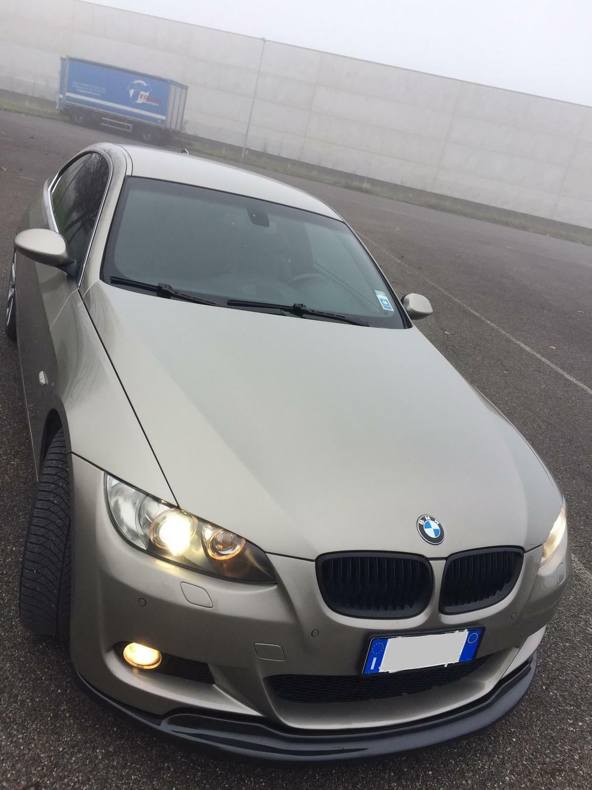 SOTTO PARAURTI ADATTO A BMW SERIE 3 E92 E93 M SPOILER ANTERIORE SPLITTER ABS