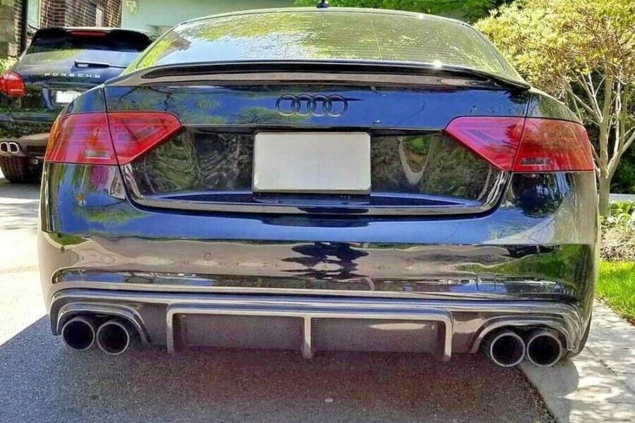 DIFFUSORE PARAURTI POSTERIORE ADATTO PER Audi A5 B8 8T 2012-2016 with Sline + S5