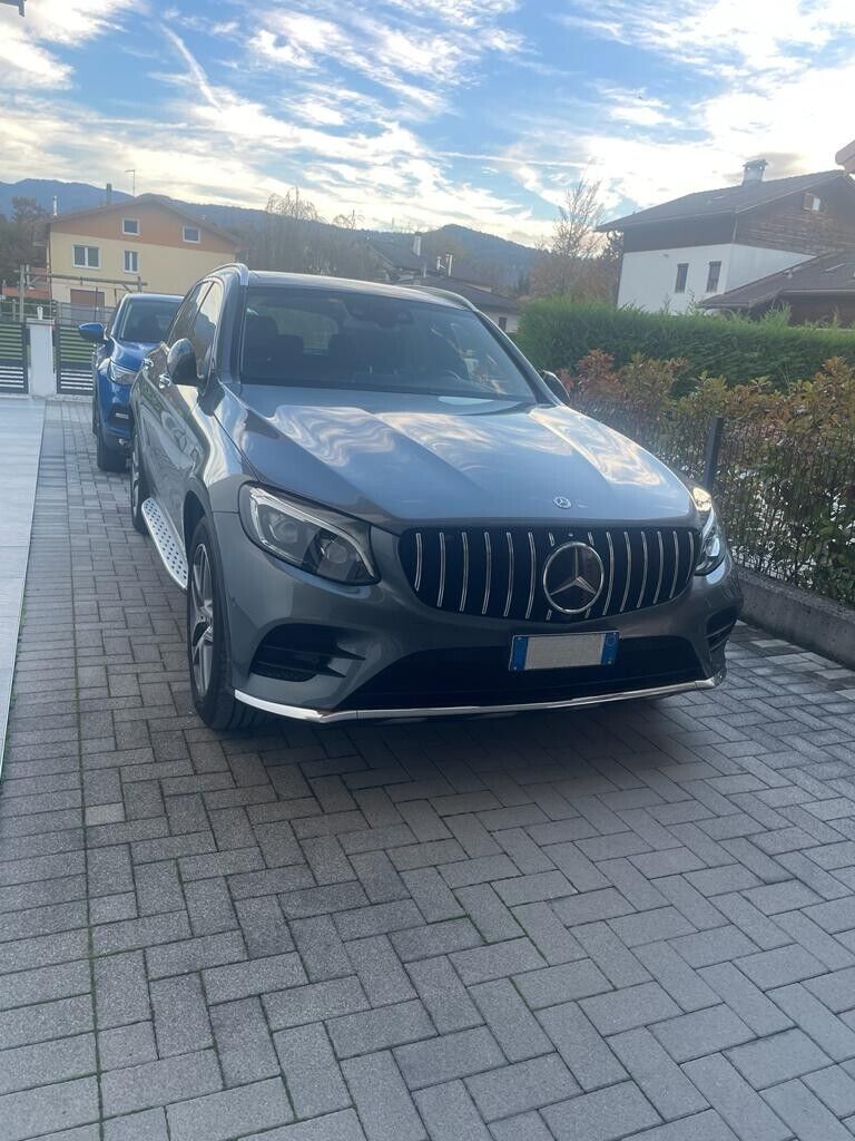 GRILLE SUITABLE FOR MERCEDES-BENZ GLC X253 C253 2015-2018 CHROME LOOK GT
