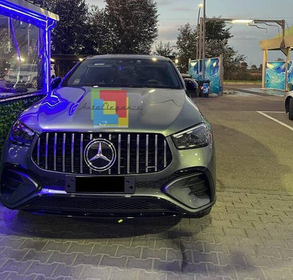 GRIGLIA ADATTA PER MERCEDES GLE W167 2019+ LOOK AMG PROFILI CROMATI GT