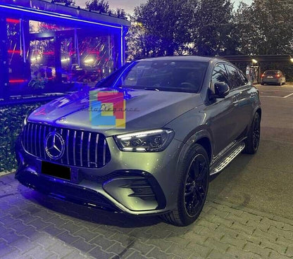 GRIGLIA ADATTA PER MERCEDES GLE W167 2019+ LOOK AMG PROFILI CROMATI GT