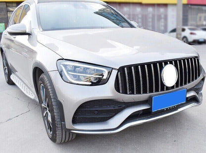 GRIGLIA ADATTA PER MERCEDES GLC X253 C253 LIFT AMG 2019-2022 LOOK GT CROMATA