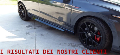 SIDE SKIRTS SUITABLE FOR VW GOLF 8 VIII LOOK R SPORTY DESIGN RAW