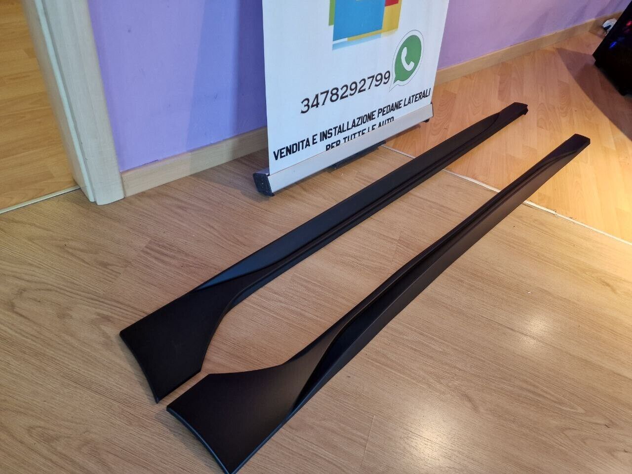 SIDE SKIRTS SUITABLE FOR VW GOLF 8 VIII LOOK R SPORTY DESIGN RAW