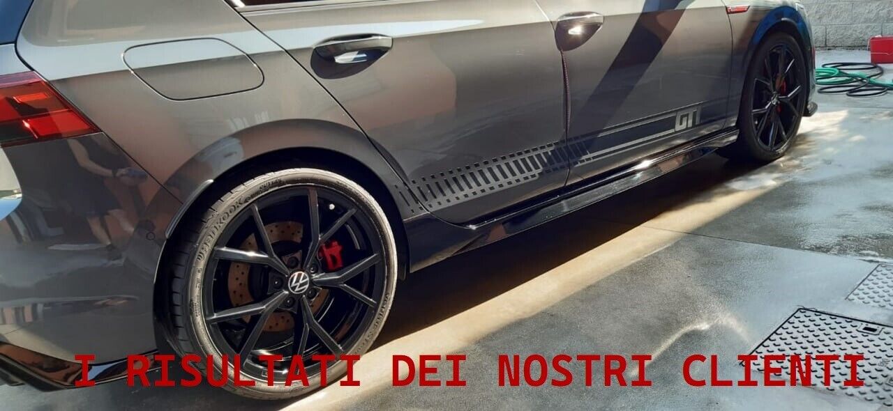 SIDE SKIRTS SUITABLE FOR VW GOLF 8 VIII LOOK R SPORTY DESIGN RAW