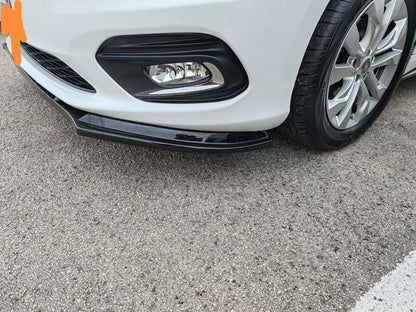 LAMA SPOILER SOTTO PARAURTI ANTERIORE FIAT TIPO ABS NERO LUCIDO SPLITTER LABBRO.