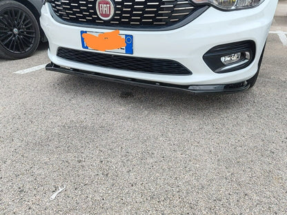 LAMA SPOILER SOTTO PARAURTI ANTERIORE FIAT TIPO ABS NERO LUCIDO SPLITTER LABBRO.