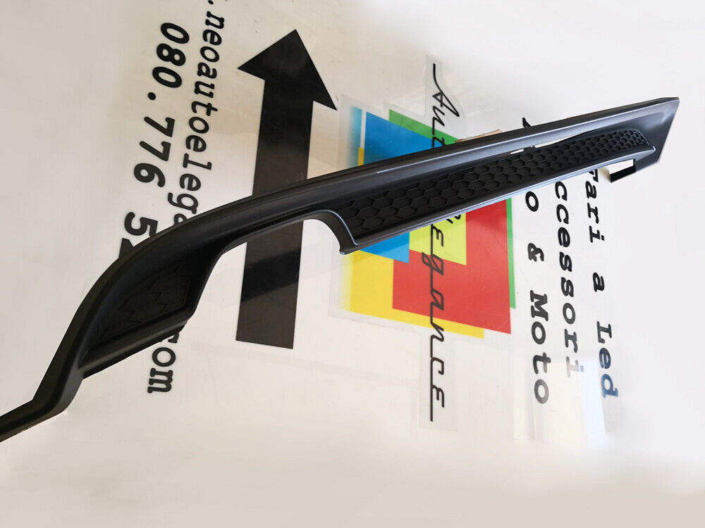 DIFFUSORE SOTTO PARAURTI VW GOLF VII 7.5 DAL 2017+ ESTRATTORE POSTERIORE GTI GTD