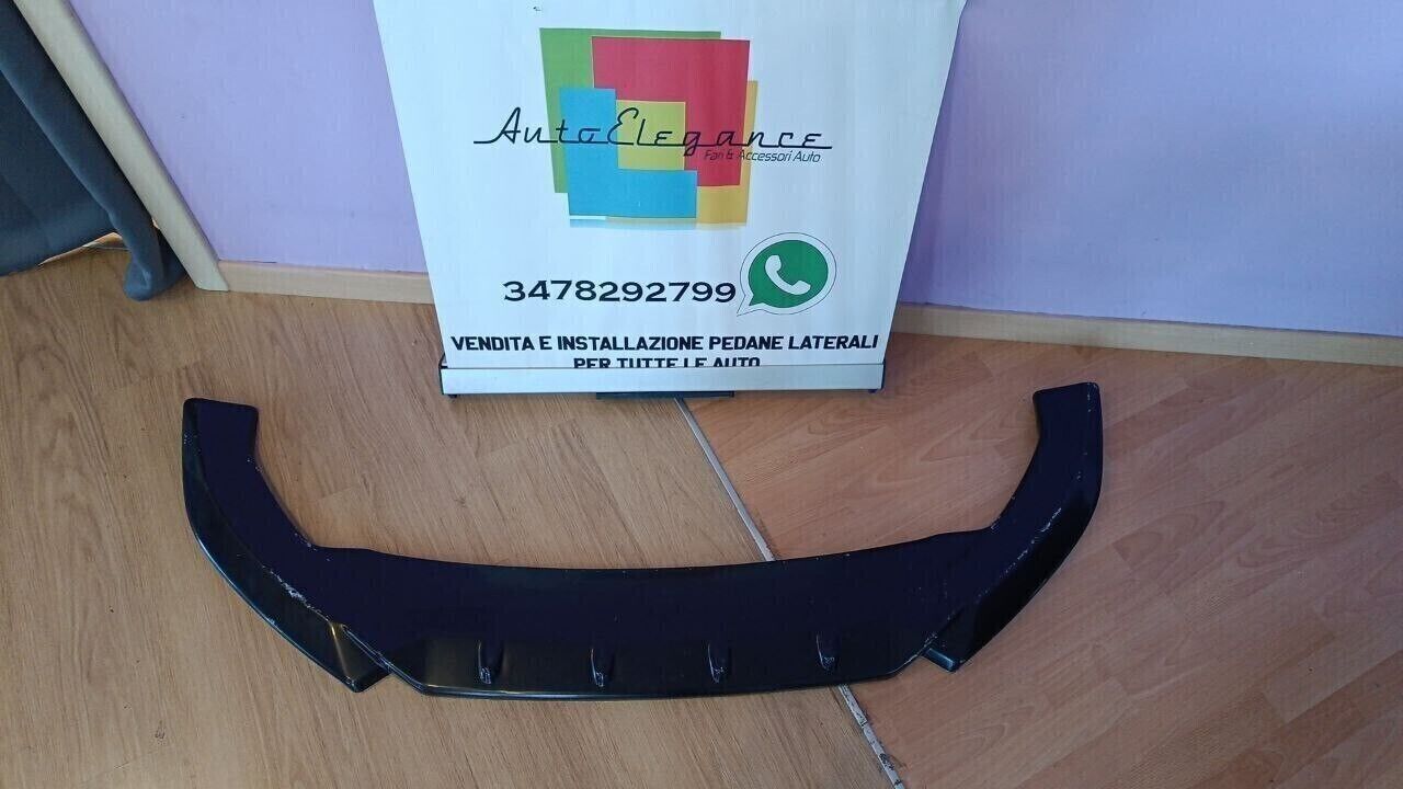 SPLITTER ADATTO PER SEAT CUPRA LEON 2020+ DESIGN SPORTIVO LOOK NERO LUCIDO