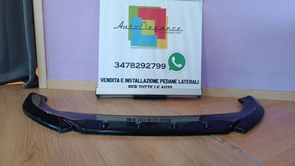 SPLITTER ADATTO PER SEAT CUPRA LEON 2020+ DESIGN SPORTIVO LOOK NERO LUCIDO