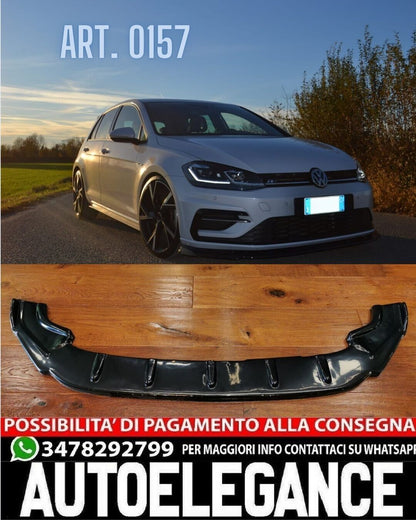 SPLITTER ADATTO PER VW GOLF 7 RLINE 2012-2016 LOOK NERO DESIGN SPORTIVO