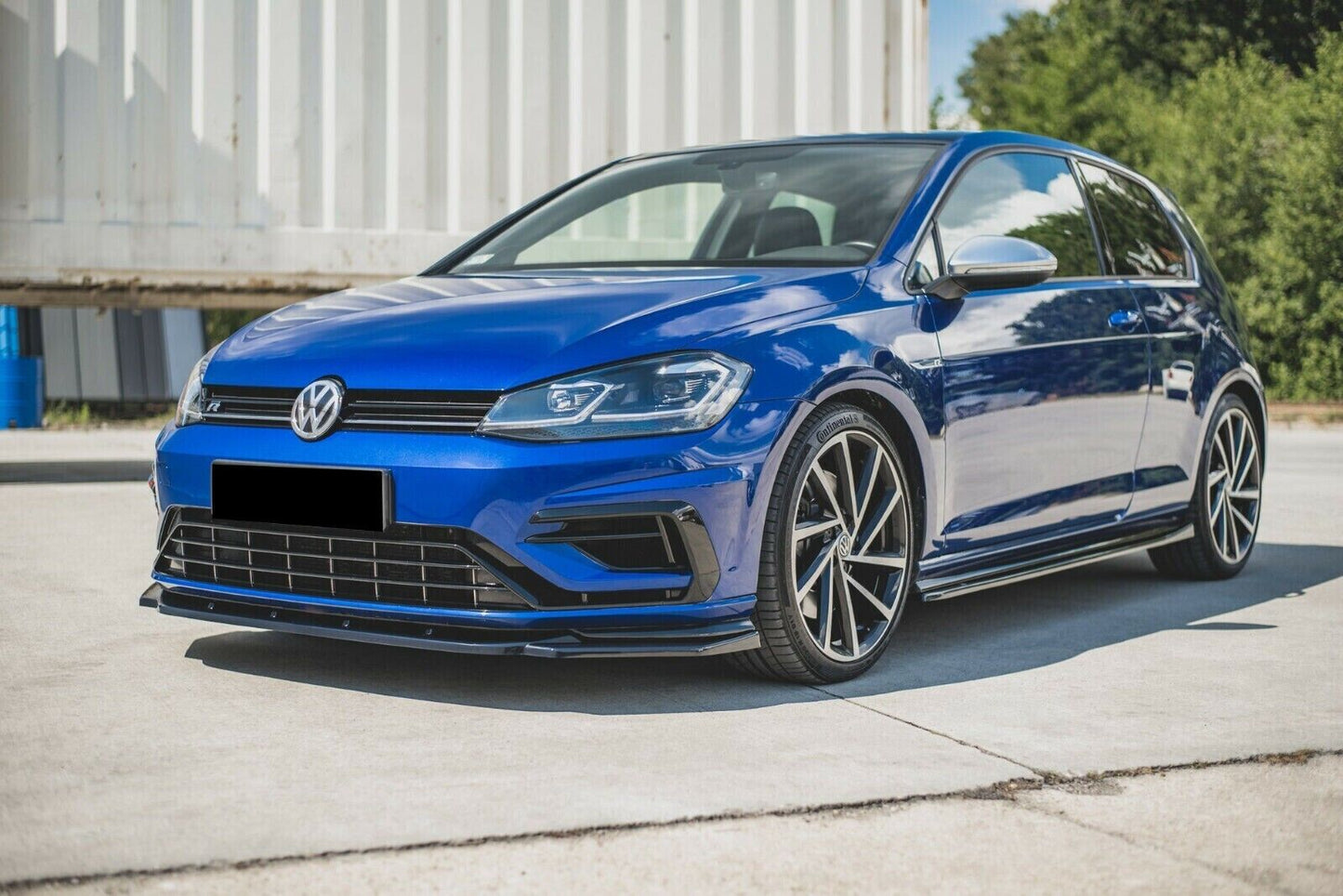 SPLITTER ADATTO PER VW GOLF 7 RLINE 2012-2016 LOOK NERO DESIGN SPORTIVO