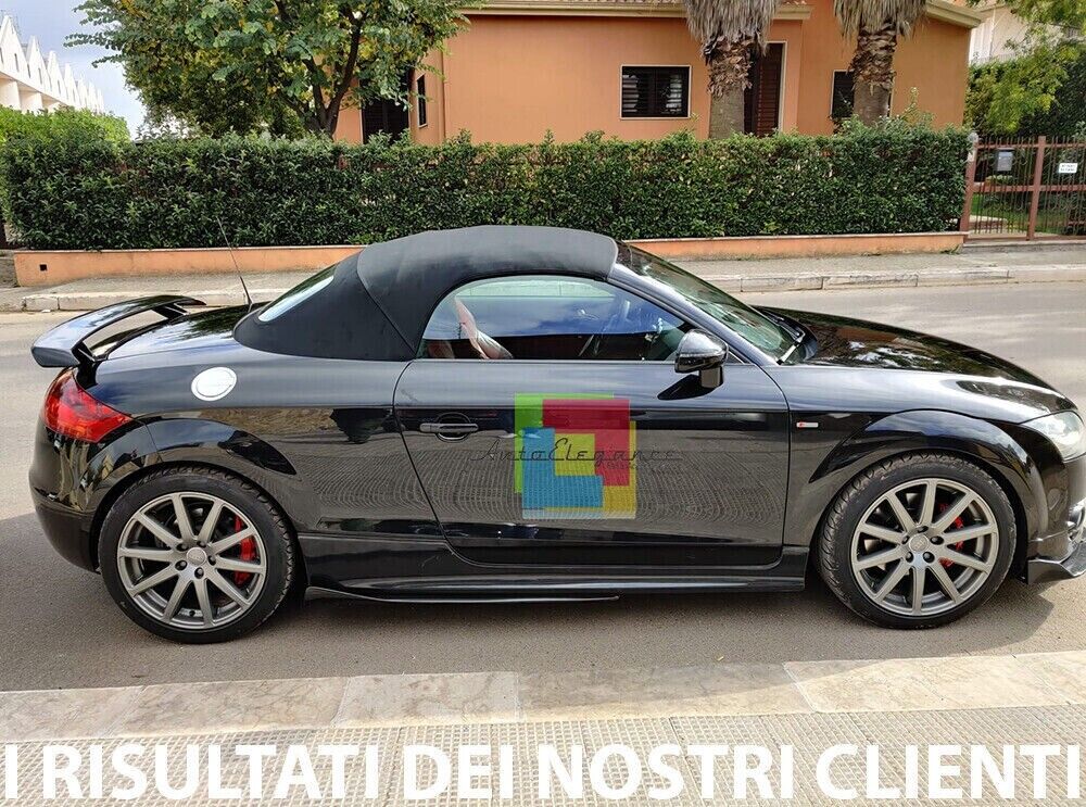 SPOILER POSTERIORE ADATTO PER AUDI TT 8J 2008-2016 LOOK TTRS DESIGN GREZZO