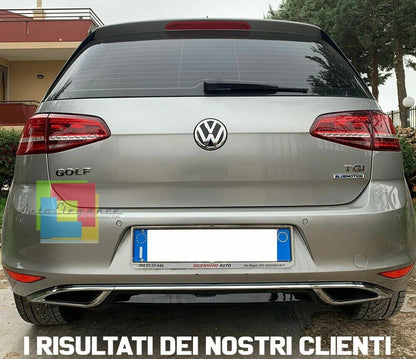 DIFFUSORE ADATTO PER VW GOLF 7 2012-2016 LOOK R DESIGN SPORTIVO