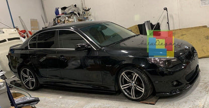 SPLITTER SUITABLE FOR BMW 5 SERIES E60 E61 MTECH MSPORT GLOSSY BLACK