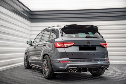 DIFFUSORE ADATTO PER CUPRA ATECA MK1 2018-2021 NERO LUCIDO LOOK SPORTIVO