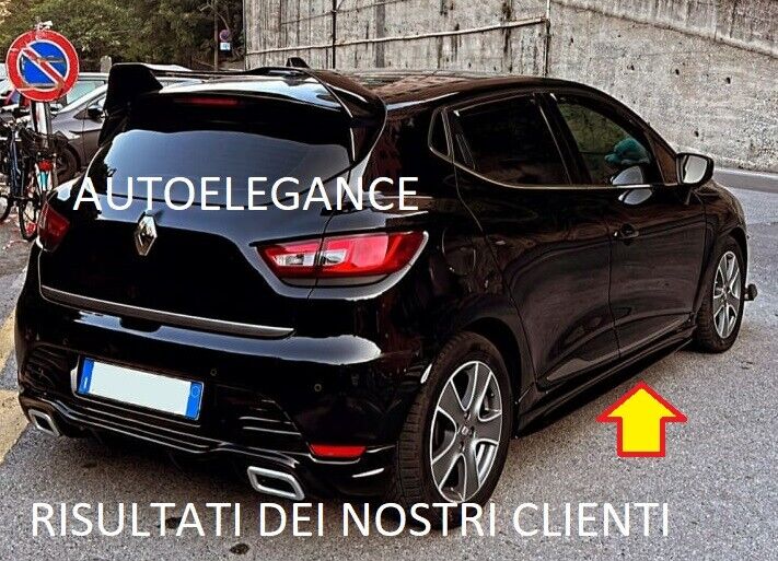 RENAULT CLIO 5 V 2019+ SPOILER MINIGONNE LATERALI LOOK SPORTIVO RS