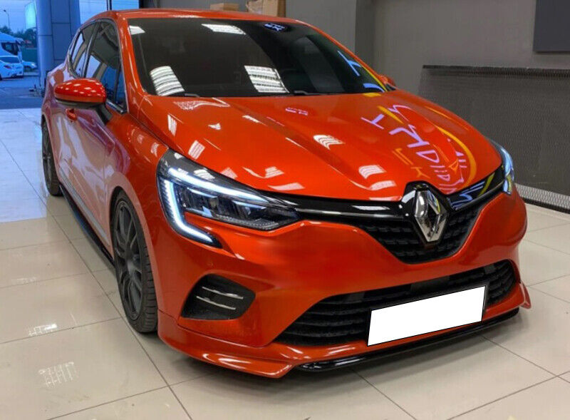 RENAULT CLIO 5 V 2019+ SPOILER SOTTO PARAURTI ANTERIORE ABS LOOK SPORTIVO