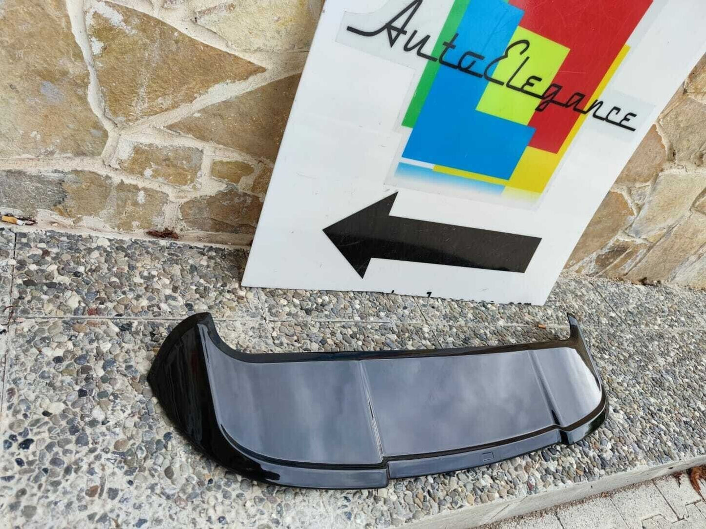 WING SUITABLE FOR AUDI A3 8V SPORTBACK 2012-2018 GLOSSY BLACK