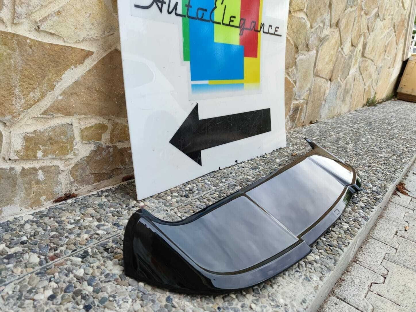 WING SUITABLE FOR AUDI A3 8V SPORTBACK 2012-2018 GLOSSY BLACK