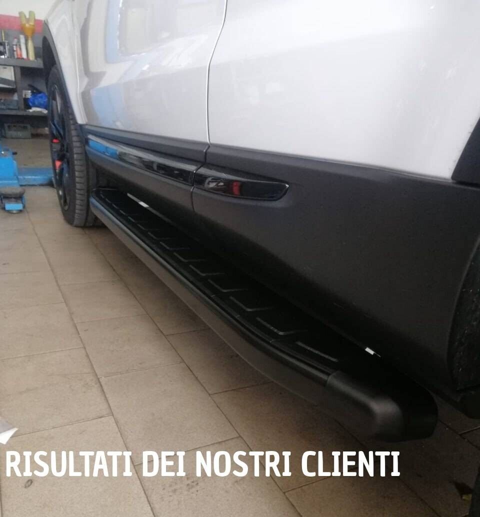 RUNNING BOARDS SUITABLE FOR RANGE ROVER EVOQUE L538 2011-2018 BLACK LOOK + BRACKETS