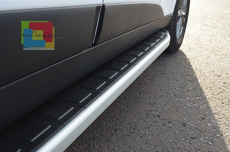 RUNNING BOARDS SUITABLE FOR RANGE ROVER EVOQUE L538 2011-2018 BLACK LOOK + BRACKETS