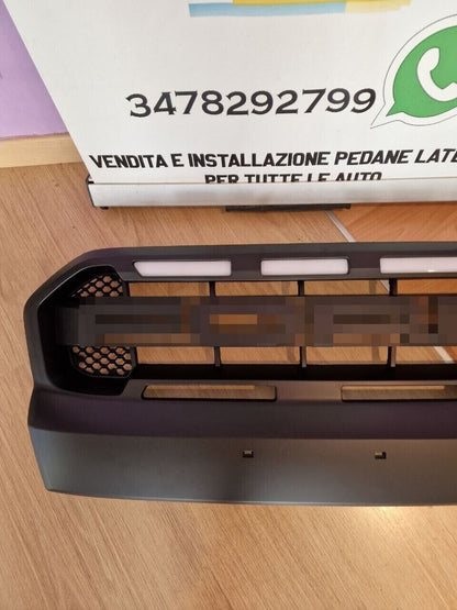 GRIGLIA ADATTA PER FORD RANGER T6 2015-2018 NERO OPACA + LED LOOK SPORTIVO