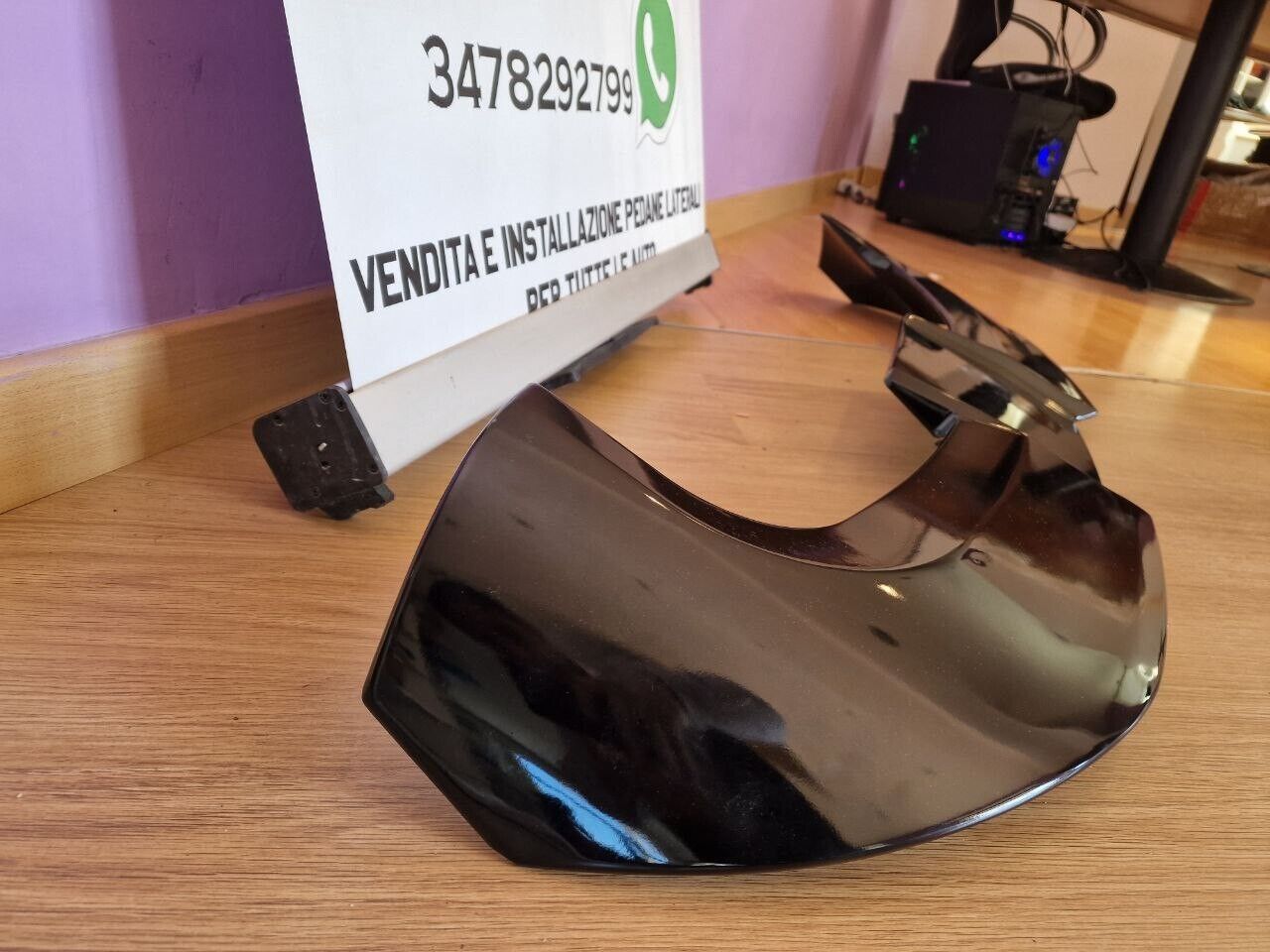 SPOILER TETTO ADATTO PER OPEL ASTRA K 2015-2021 LOOK OETTINGER NERO LUCIDO 1098