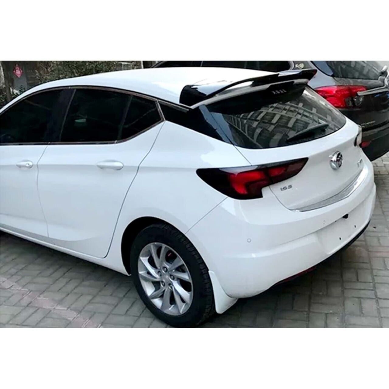 SPOILER TETTO ADATTO PER OPEL ASTRA K 2015-2021 LOOK OETTINGER NERO LUCIDO 1098