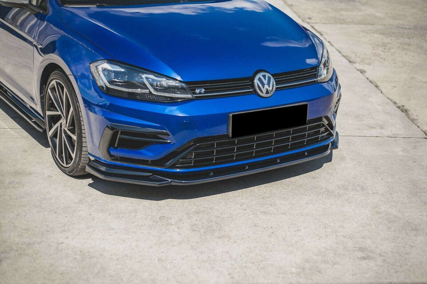 SPLITTER ADATTO PER VW GOLF 7 RLINE 2012-2016 LOOK NERO DESIGN SPORTIVO