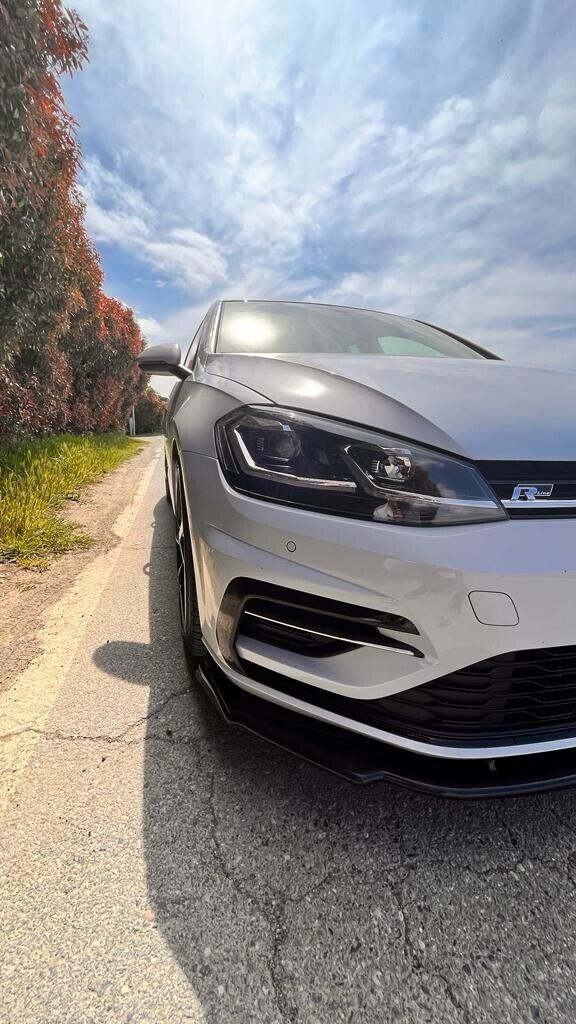 SPLITTER ADATTO PER VW GOLF 7 RLINE 2012-2016 LOOK NERO DESIGN SPORTIVO