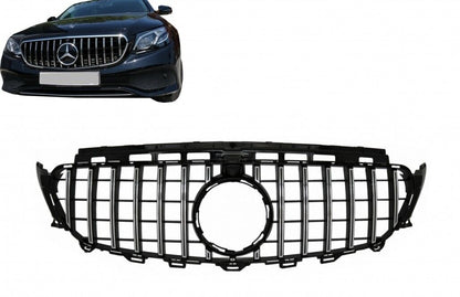 💎GRILLE SUITABLE FOR MERCEDES-BENZ E-CLASS W213 / C238 2016-2020 GT LOOK CHROME