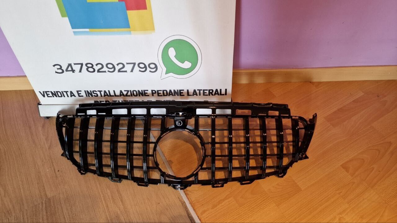 💎GRILLE SUITABLE FOR MERCEDES-BENZ E-CLASS W213 / C238 2016-2020 GT LOOK CHROME