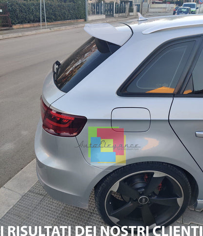 💫SPOILER TETTO ADATTO PER AUDI A3 8V SPORTBACK SLINE 2012+ RS3 LOOK ABS💫