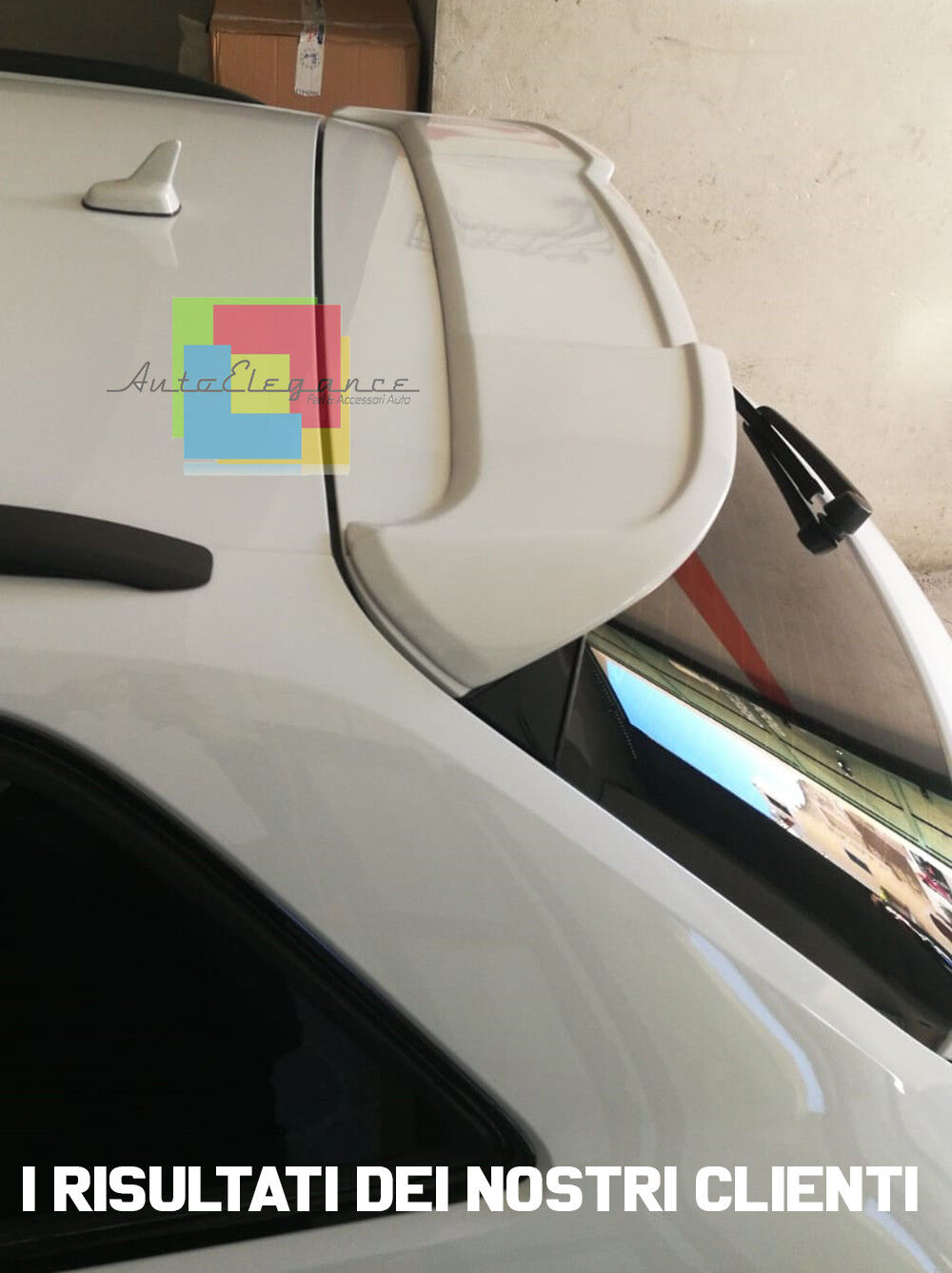 💫SPOILER TETTO ADATTO PER AUDI A3 8V SPORTBACK SLINE 2012+ RS3 LOOK ABS💫
