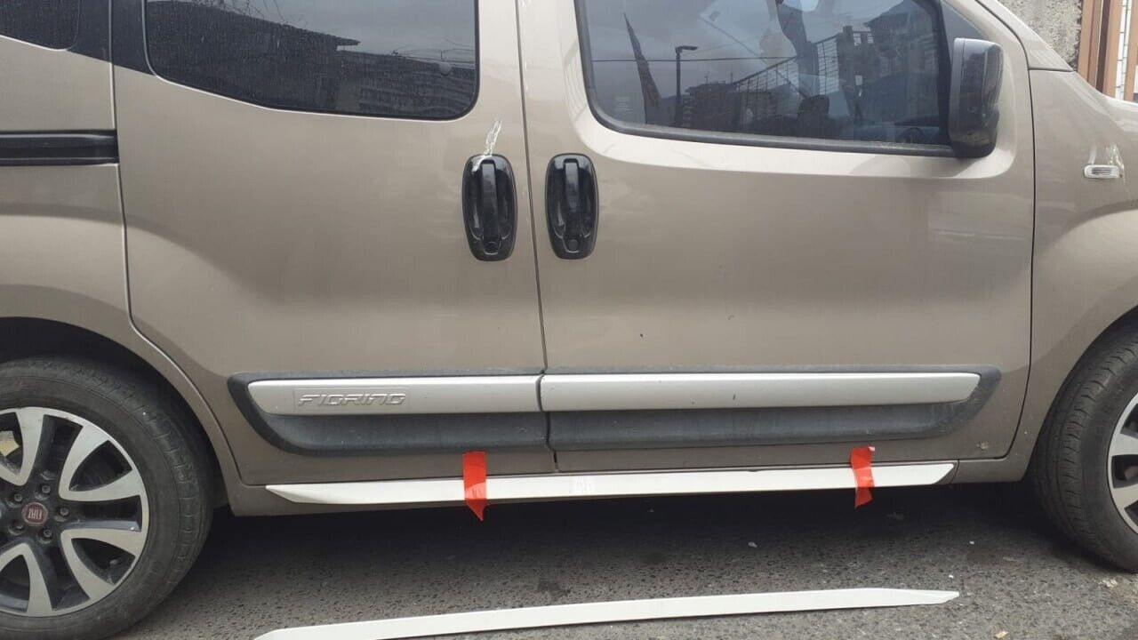 MINIGONNE ADATTE PER FIAT FIORINO NERO LUCIDO 2008-2021