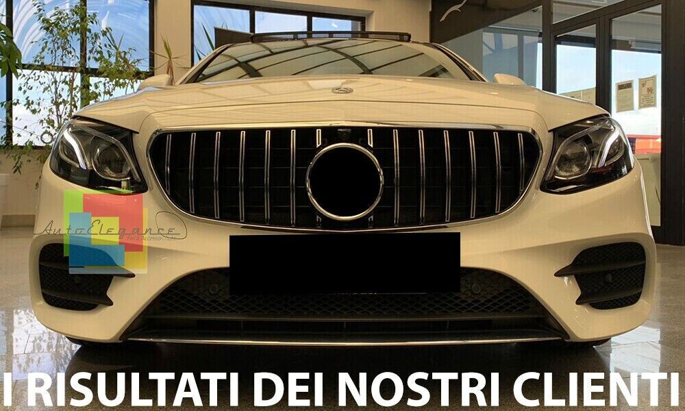 GRILLE SUITABLE FOR MERCEDES-BENZ E-CLASS W213 / C238 2016-2020 GT LOOK CHROME
