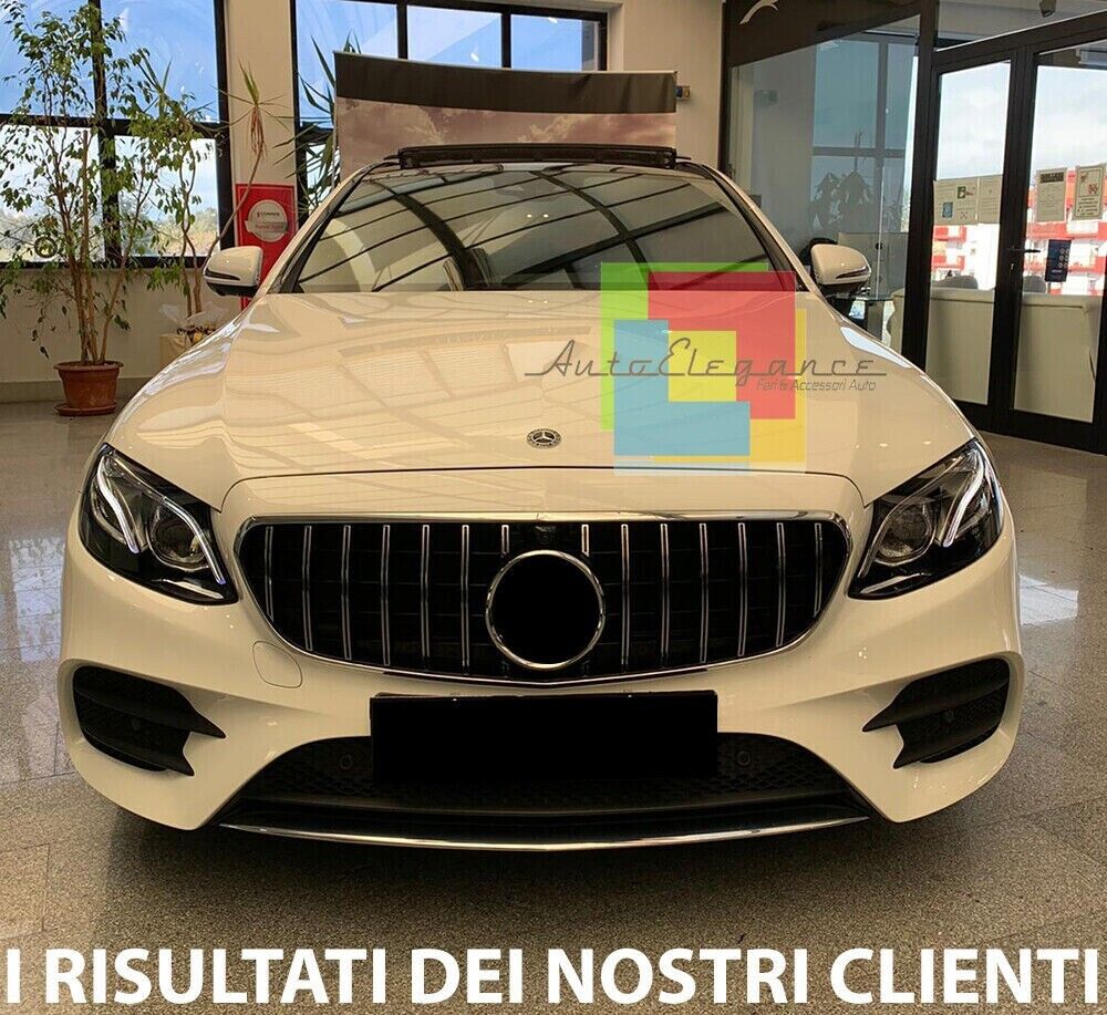 GRILLE SUITABLE FOR MERCEDES-BENZ E-CLASS W213 / C238 2016-2020 GT LOOK CHROME