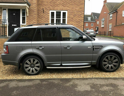 💎RANGE ROVER SPORT 2005-2013 BARRE SUL TETTO MANCORRENTI NERI PORTAPACCHI💎