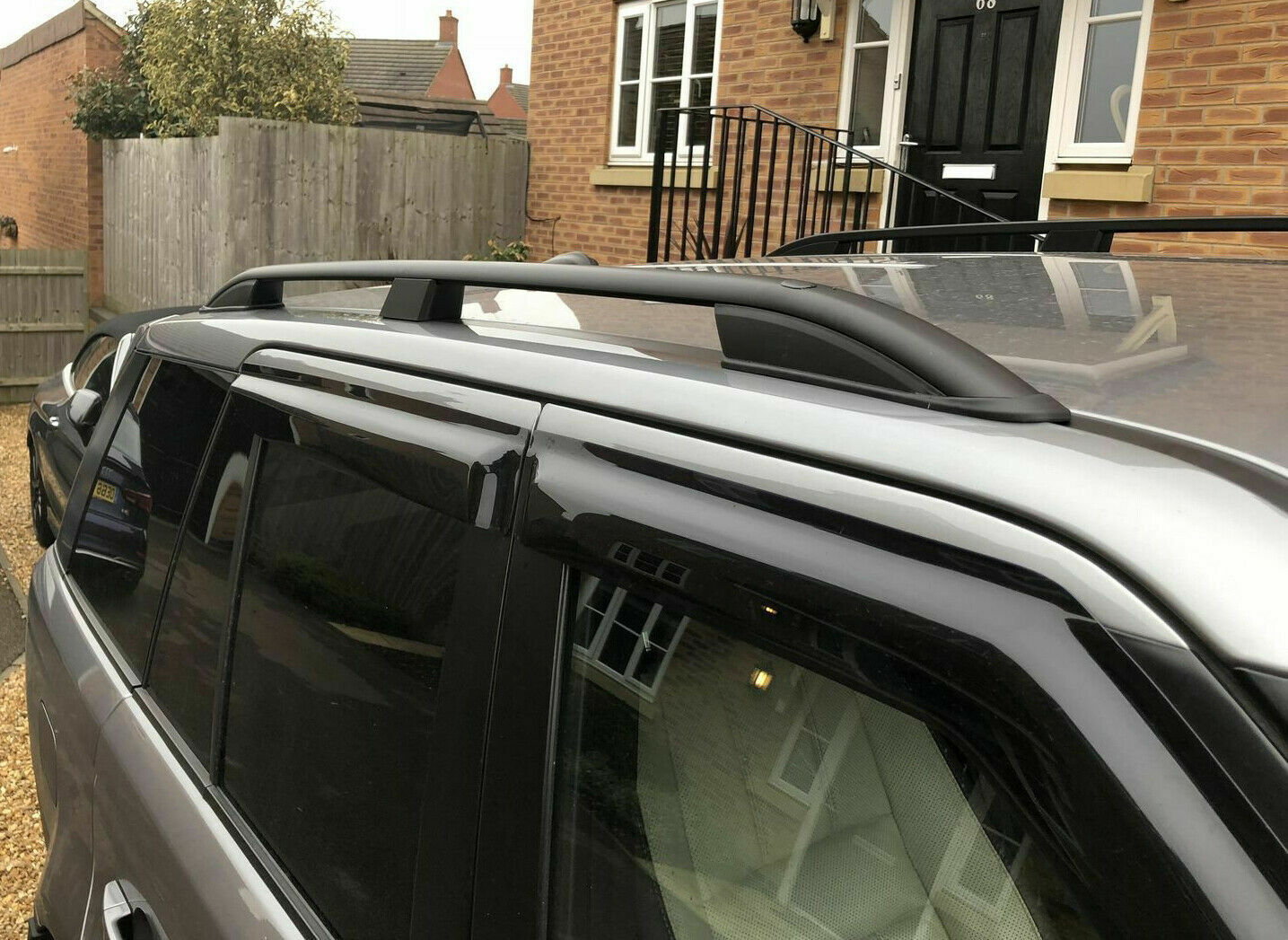 💎RANGE ROVER SPORT 2005-2013 BARRE SUL TETTO MANCORRENTI NERI PORTAPACCHI💎