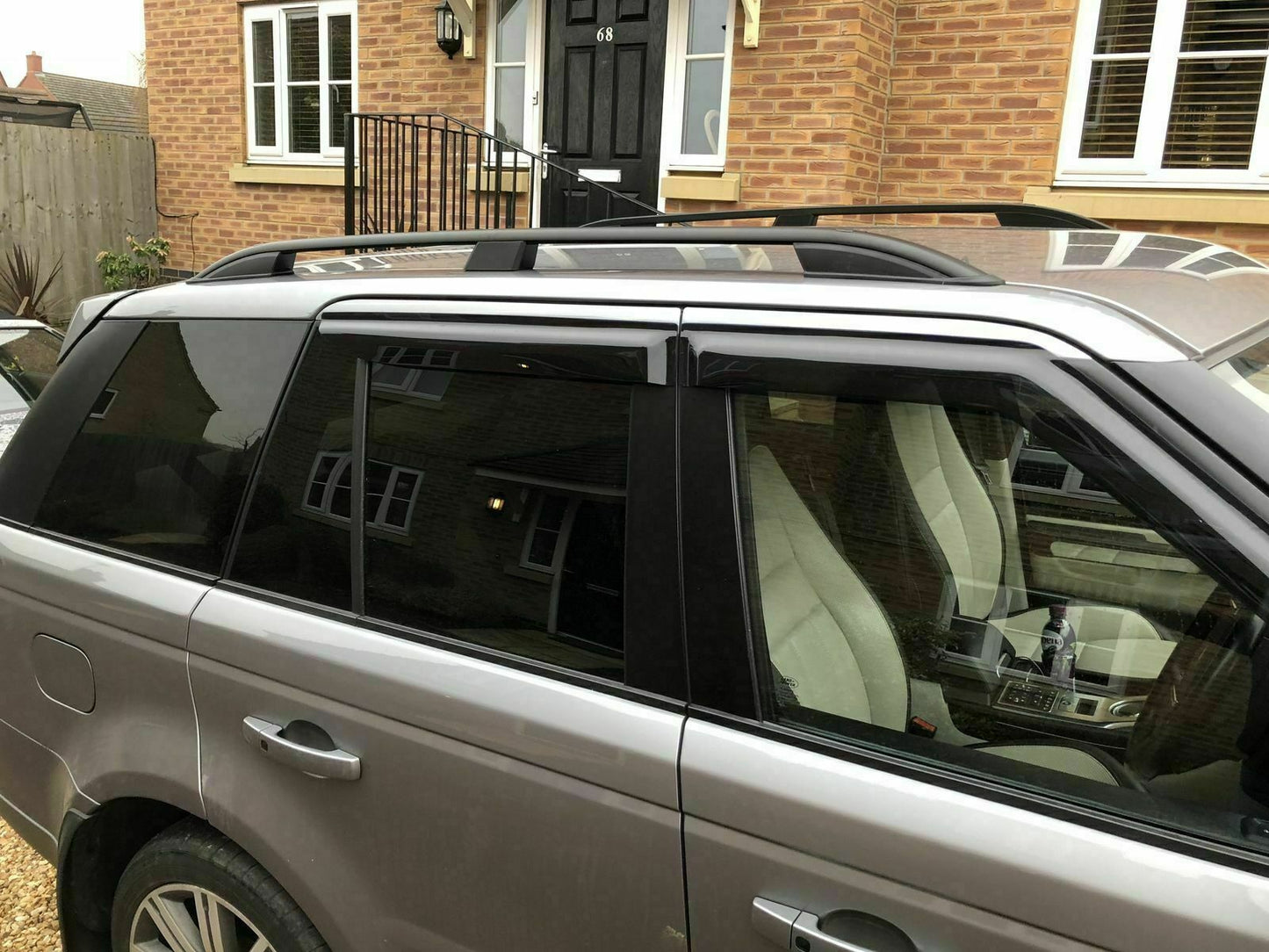 💎RANGE ROVER SPORT 2005-2013 BARRE SUL TETTO MANCORRENTI NERI PORTAPACCHI💎