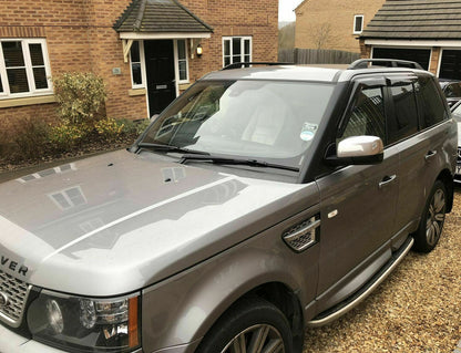 💎RANGE ROVER SPORT 2005-2013 BARRE SUL TETTO MANCORRENTI NERI PORTAPACCHI💎