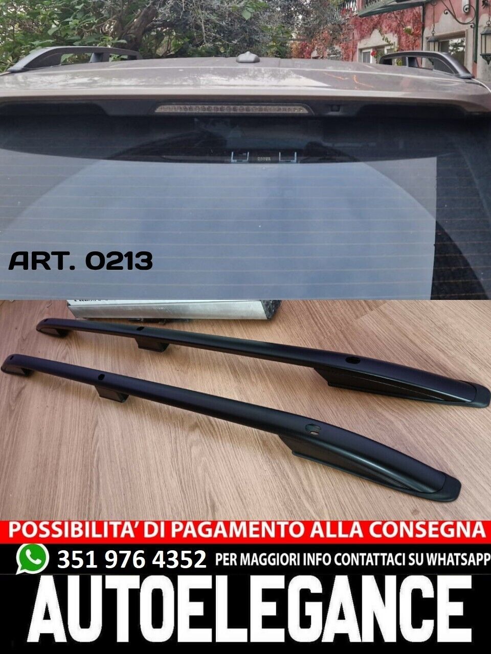 💎RANGE ROVER SPORT 2005-2013 BARRE SUL TETTO MANCORRENTI NERI PORTAPACCHI💎
