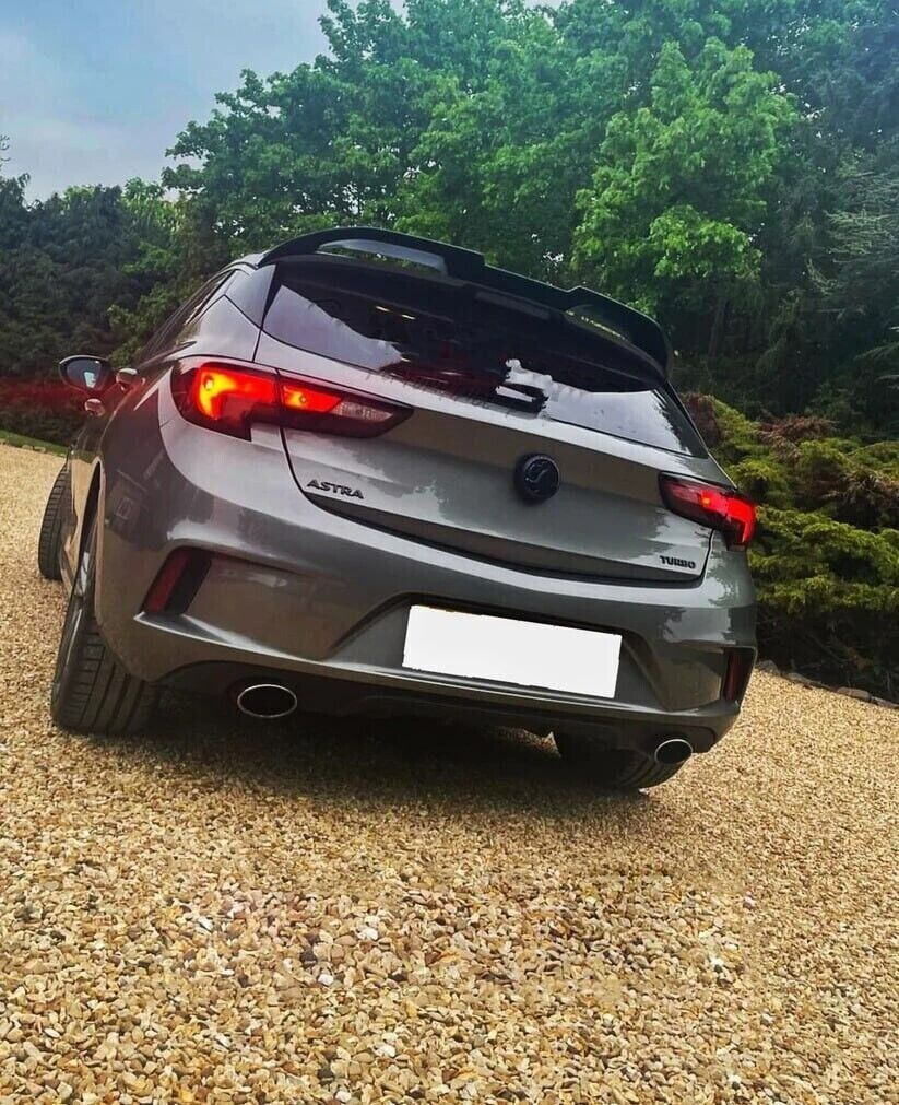 SPOILER TETTO ADATTO PER OPEL ASTRA K 2015-2021 LOOK OETTINGER NERO LUCIDO 1098