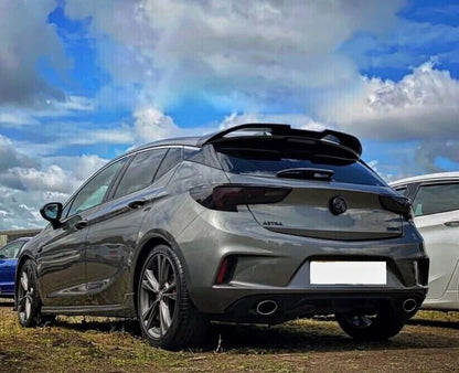 SPOILER TETTO ADATTO PER OPEL ASTRA K 2015-2021 LOOK OETTINGER NERO LUCIDO 1098