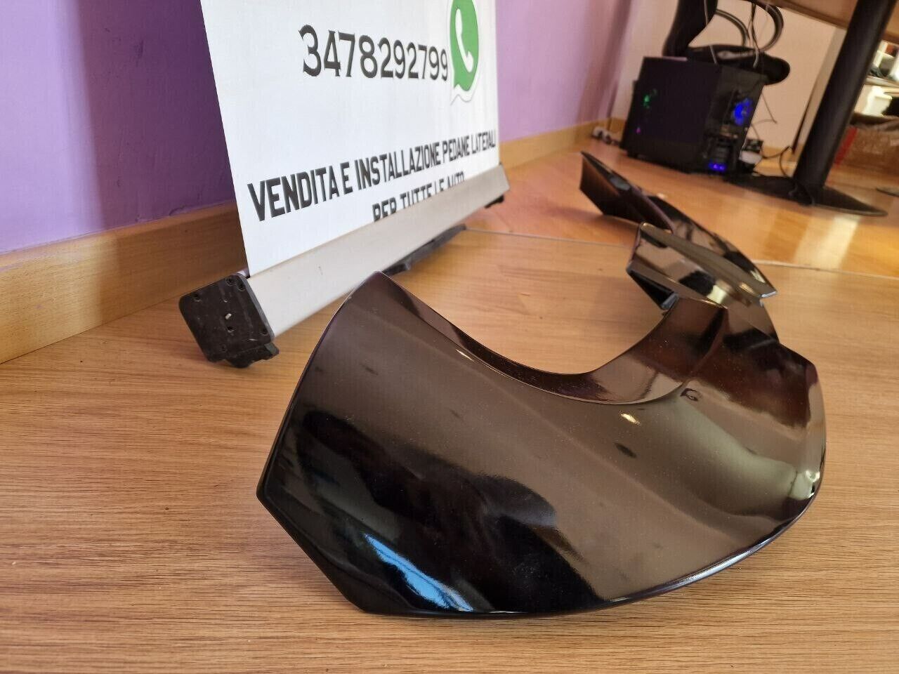 SPOILER TETTO ADATTO PER OPEL ASTRA K 2015-2021 LOOK OETTINGER NERO LUCIDO 1098