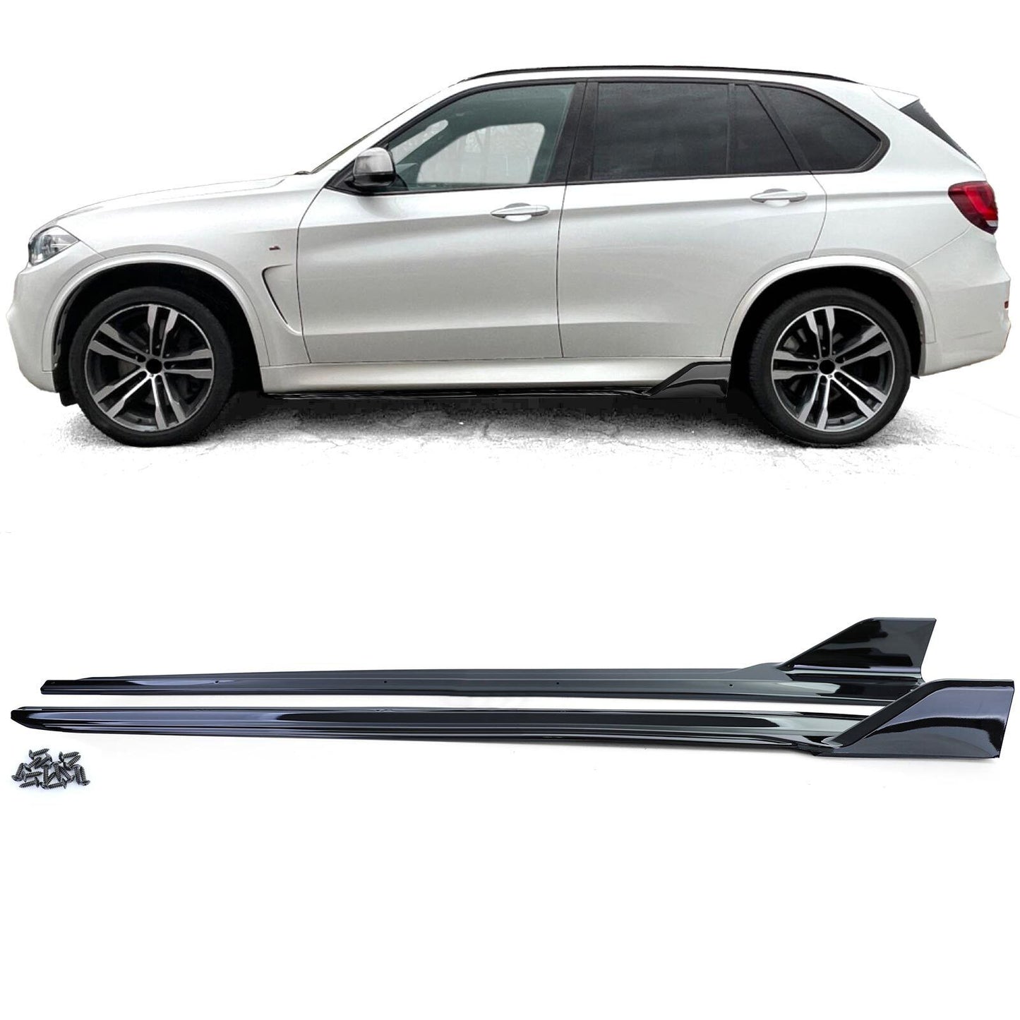 Side skirt attachment Gloss Black suitable for BMW X5 F15 13-18