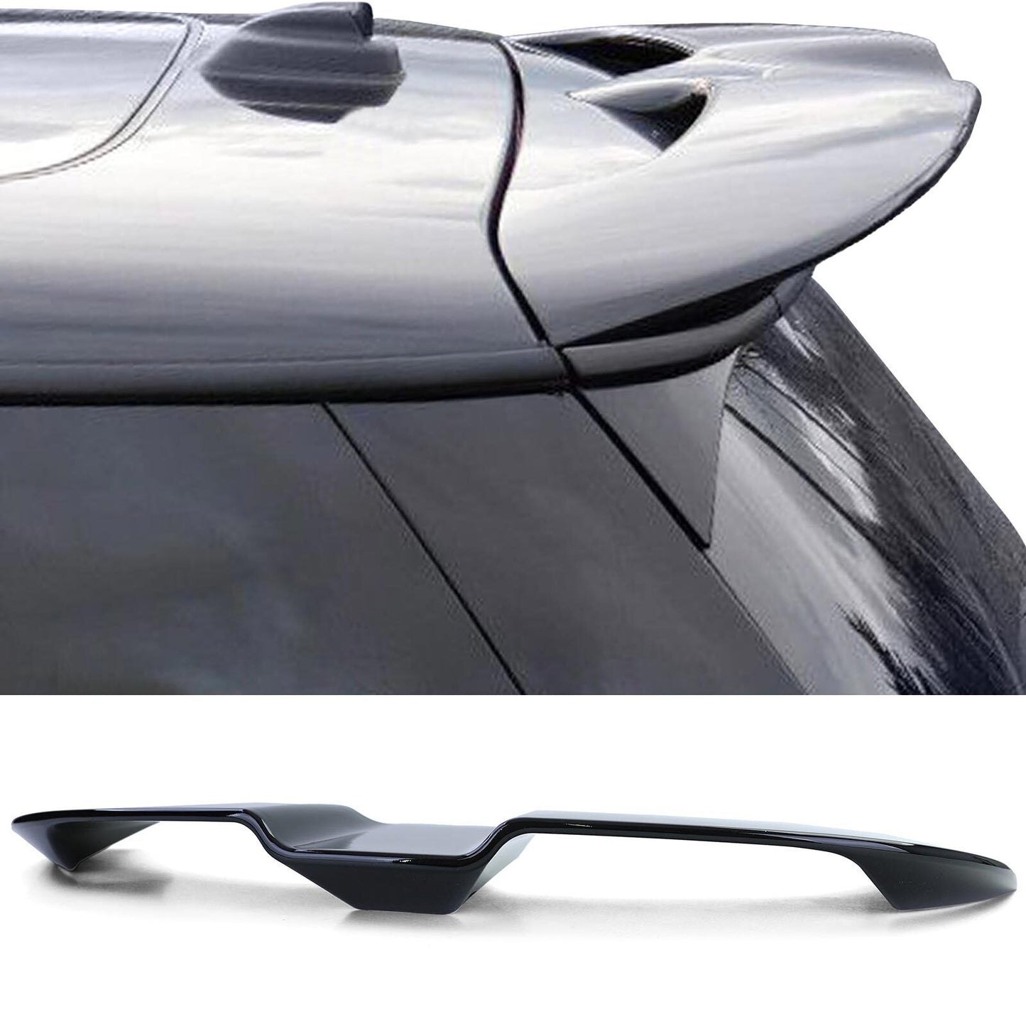 Spoiler posteriore sul tetto nero lucido adatto per Mini One Cooper F55 F56