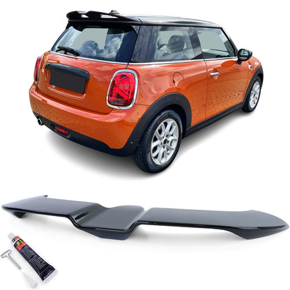 Spoiler posteriore sul tetto nero lucido adatto per Mini One Cooper F55 F56